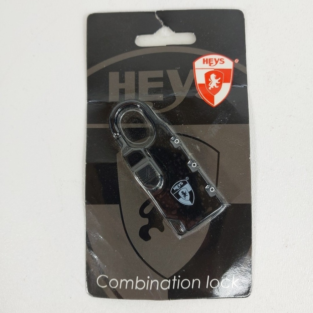 HEYS Combination Lock for Luggage Suitcase New‎ Black Sealed
